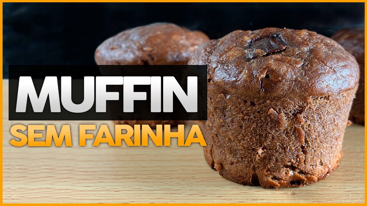MUFFIN FIT DE CHOCOLATE SEM FARINHA | Delicioso e F&aacute;cil de Fazer!
