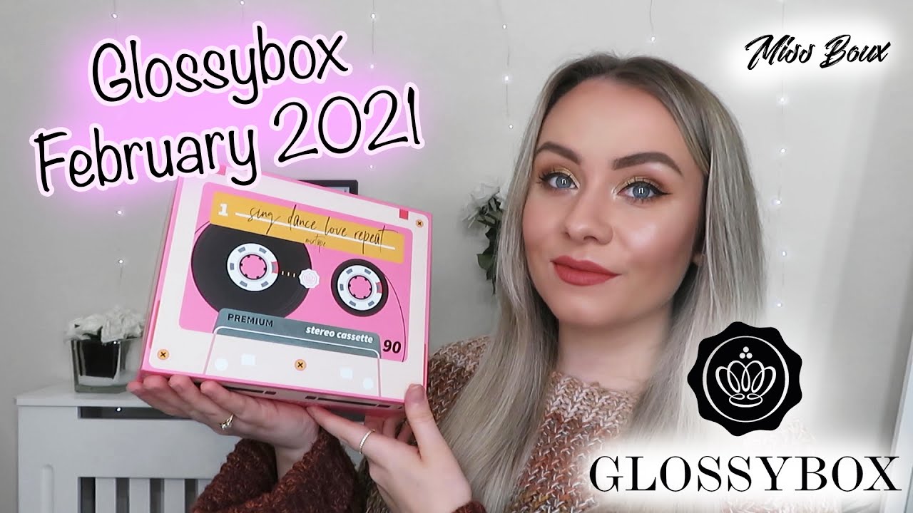*SPOILER* GLOSSYBOX FEBRUARY 2021 UNBOXING & DISCOUNT CODE - MISSBOUX