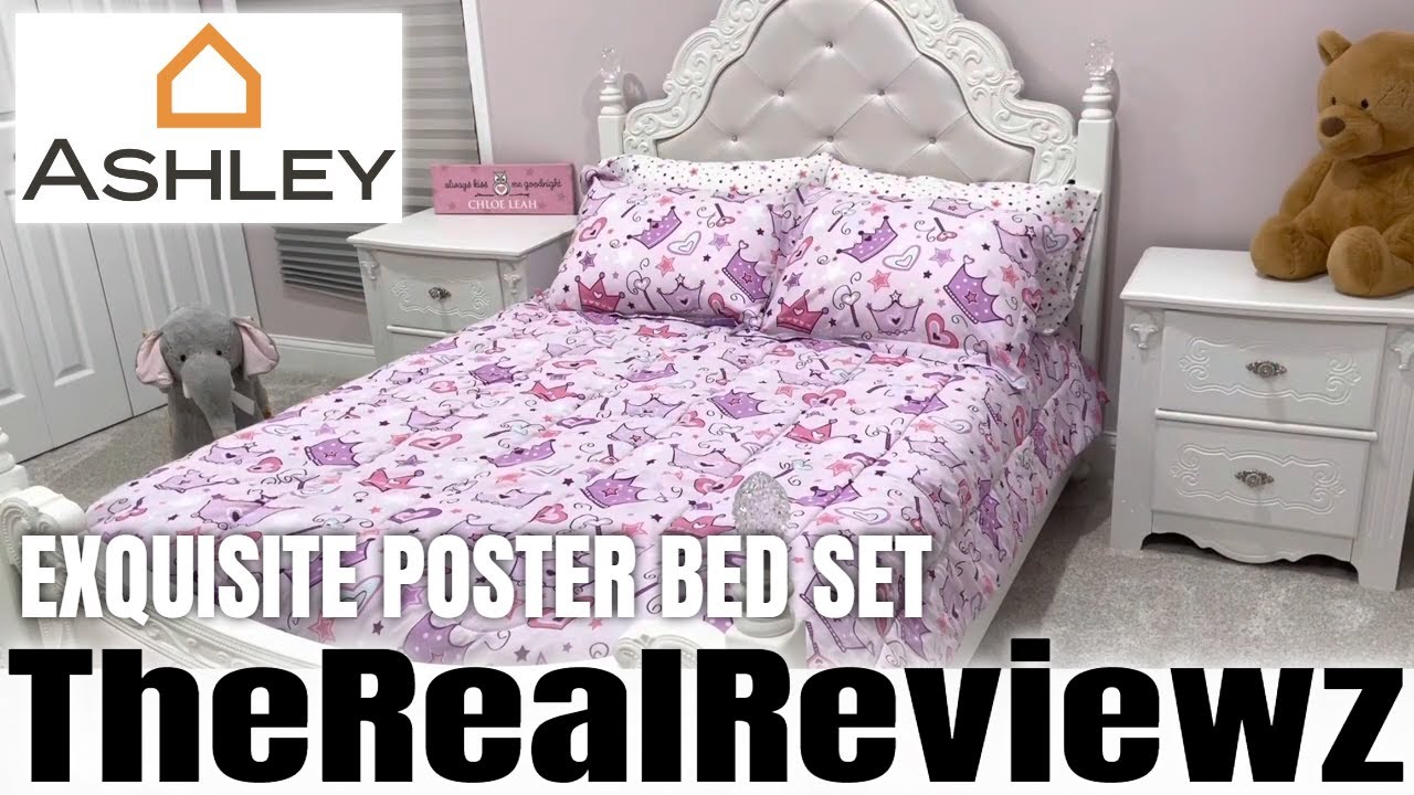 EXQUISITE POSTER BED SET | ASHLEY FURNITURE | INSTALLATION AND REVIEW
