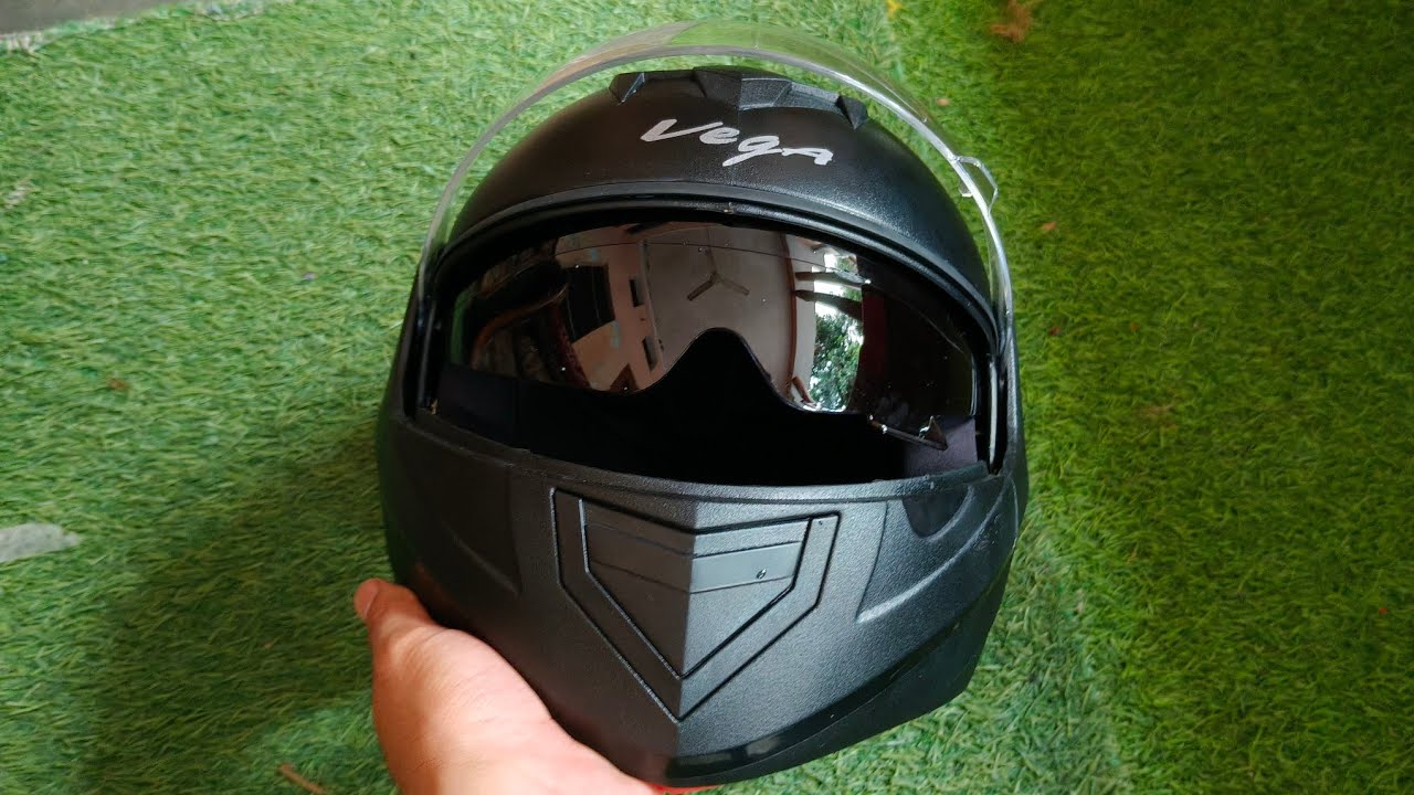 Vega Crux Dual Visor Flip Up Helmet Flipkart Review and Unboxing