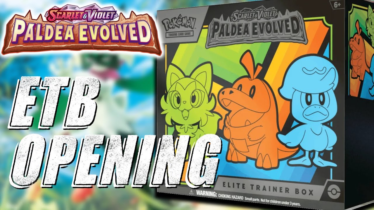 Early Paldea Evolved Elite Trainer Box Opening - #Gifted by @pokemon
