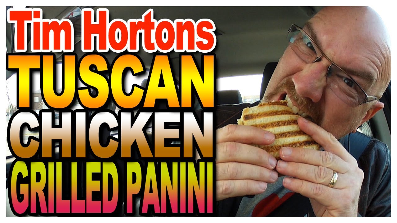 Tim Horton's Tuscan Chicken Grill Panini Taste Test