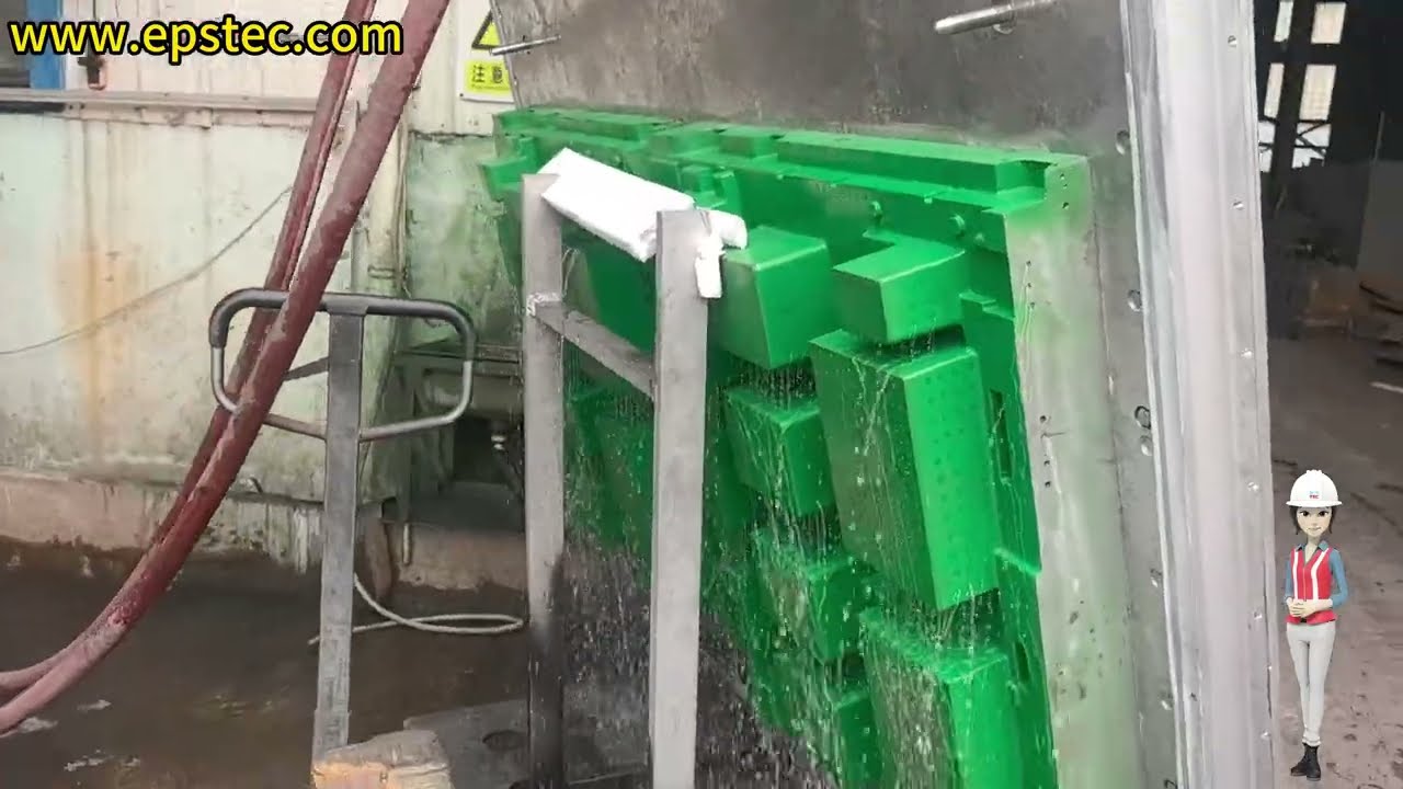 Water Pressure Test of EPS Refrigerator Packaging Mold for Mexico