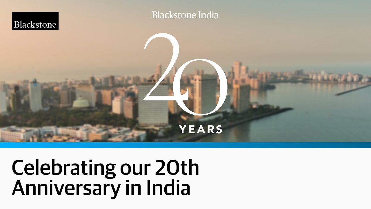 Blackstone Celebrates 20 Years in India