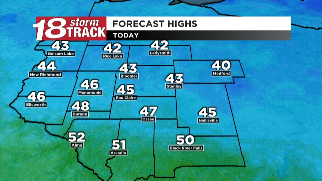 A mostly sunny weekend ahead with temperatures more typical of early Spring