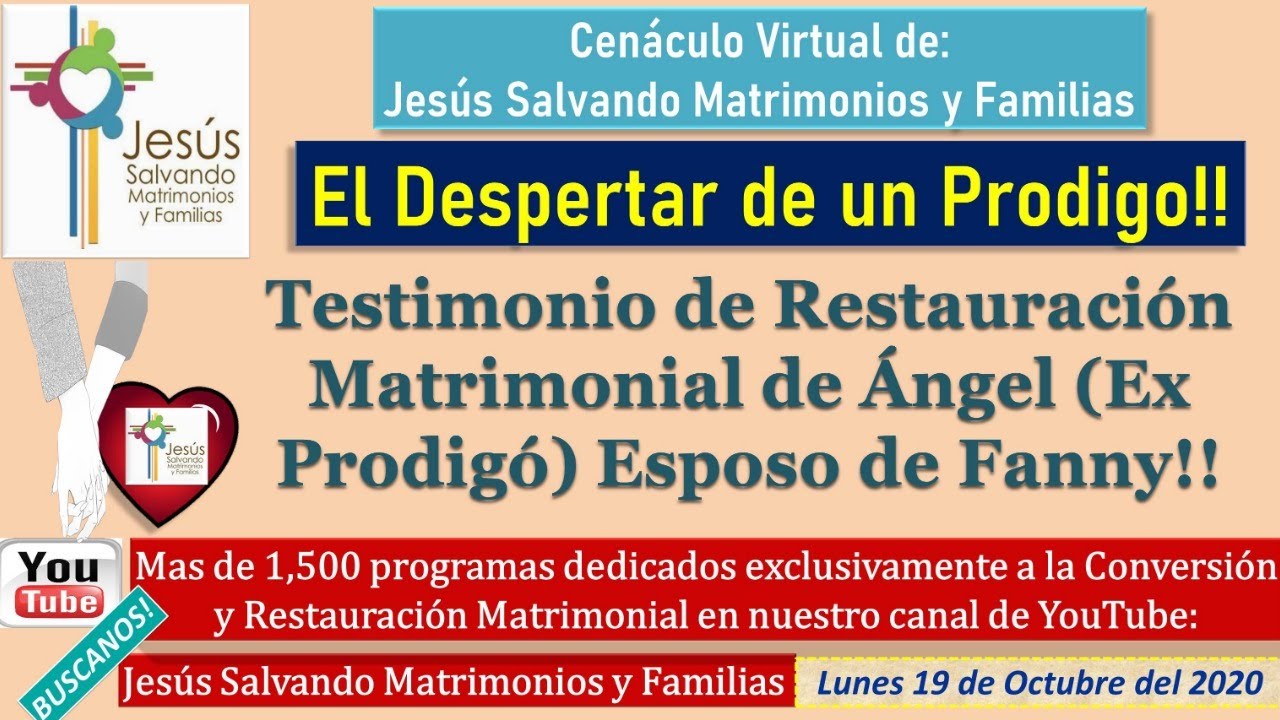 Testimonio de Restauración Matrimonial de Ángel (Ex Prodigó) Esposo de Fanny!!