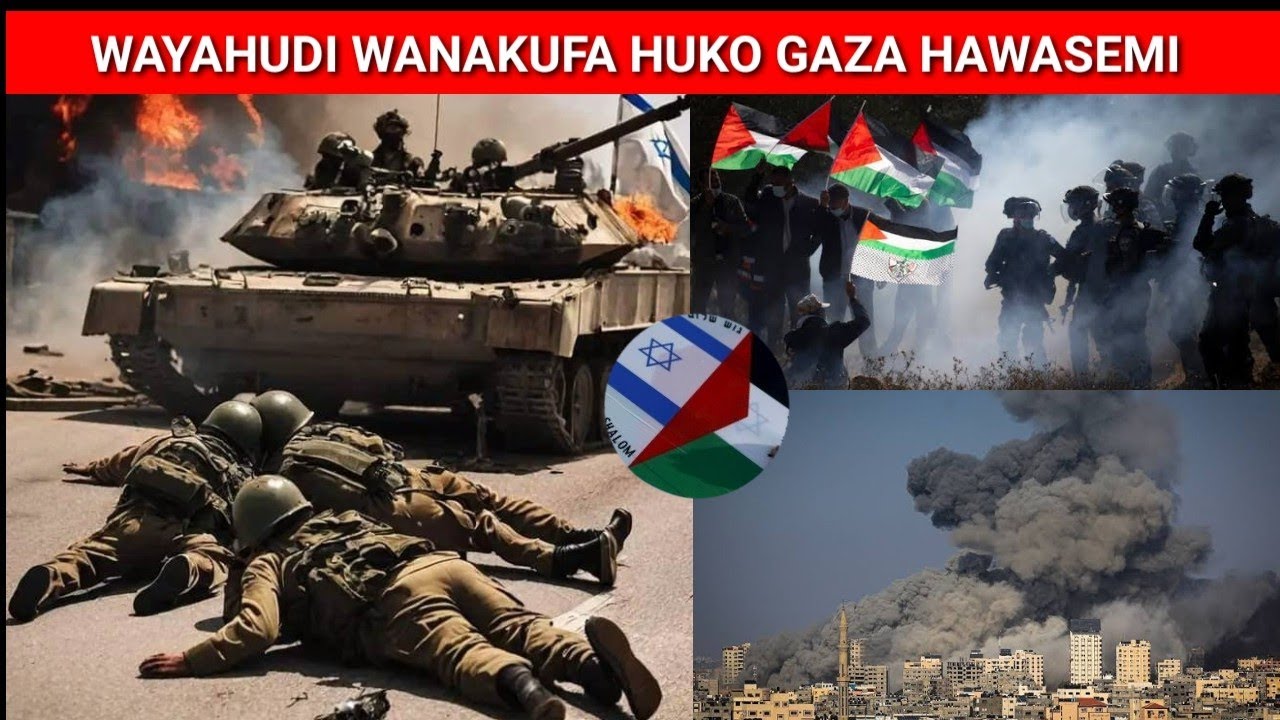 ASKARI WA ISRAEL WANAANZA KURUDI NYUMA WAZEE WA GAZA WANAWAPELEKEA MOTO SANA