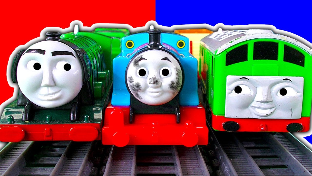 Dirty Thomas The Tank Trackmaster 2In1 Destination Set BoCo Cicada Train & Crashes