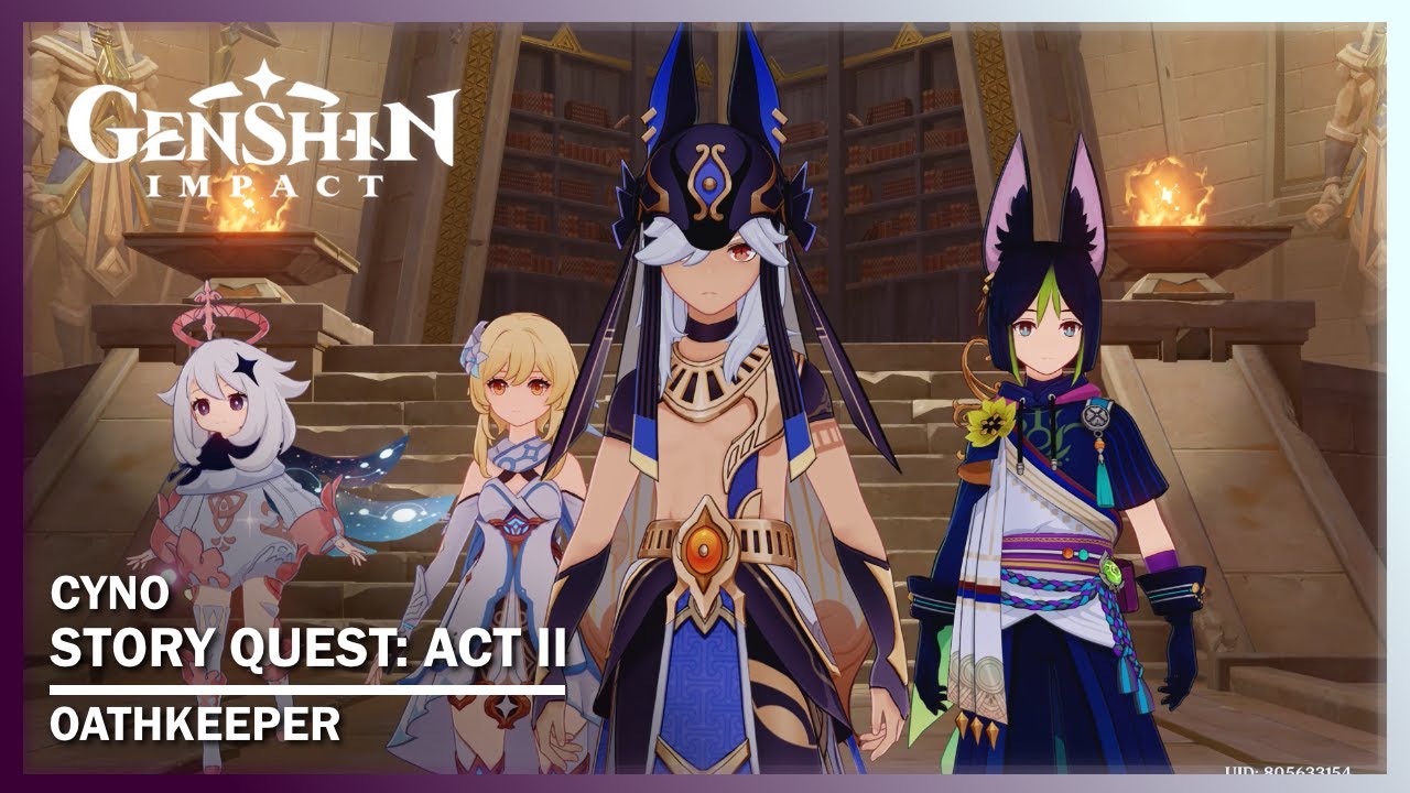 Cyno Story Quest 【Lupus Aureus: Act II - Oathkeeper】 | Genshin Impact (JP Dub)