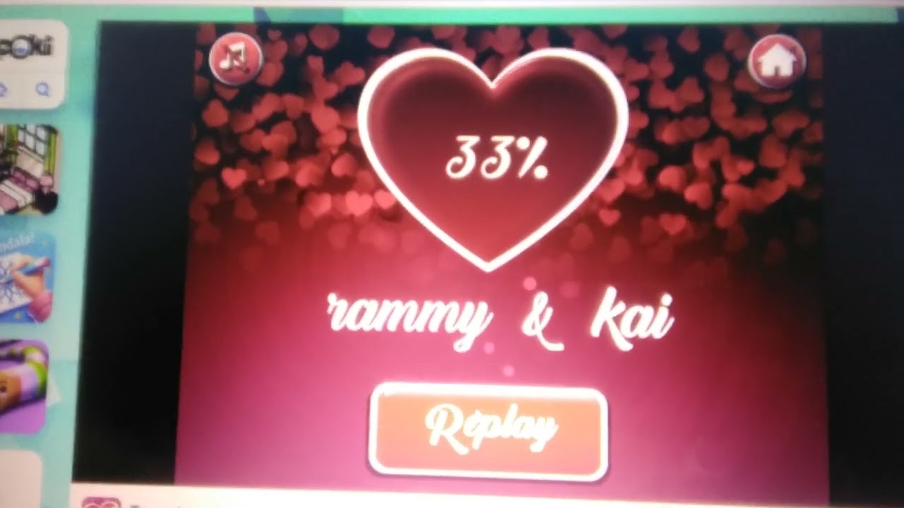 jugando con LOVE calculator con los shisp m&aacute;s vistos 🤭😌👍