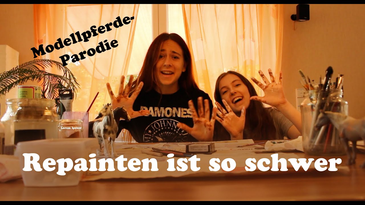 REPAINTEN IST SO SCHWER – Modellpferde-Parodie | Honey Summer und Black Horse Creations