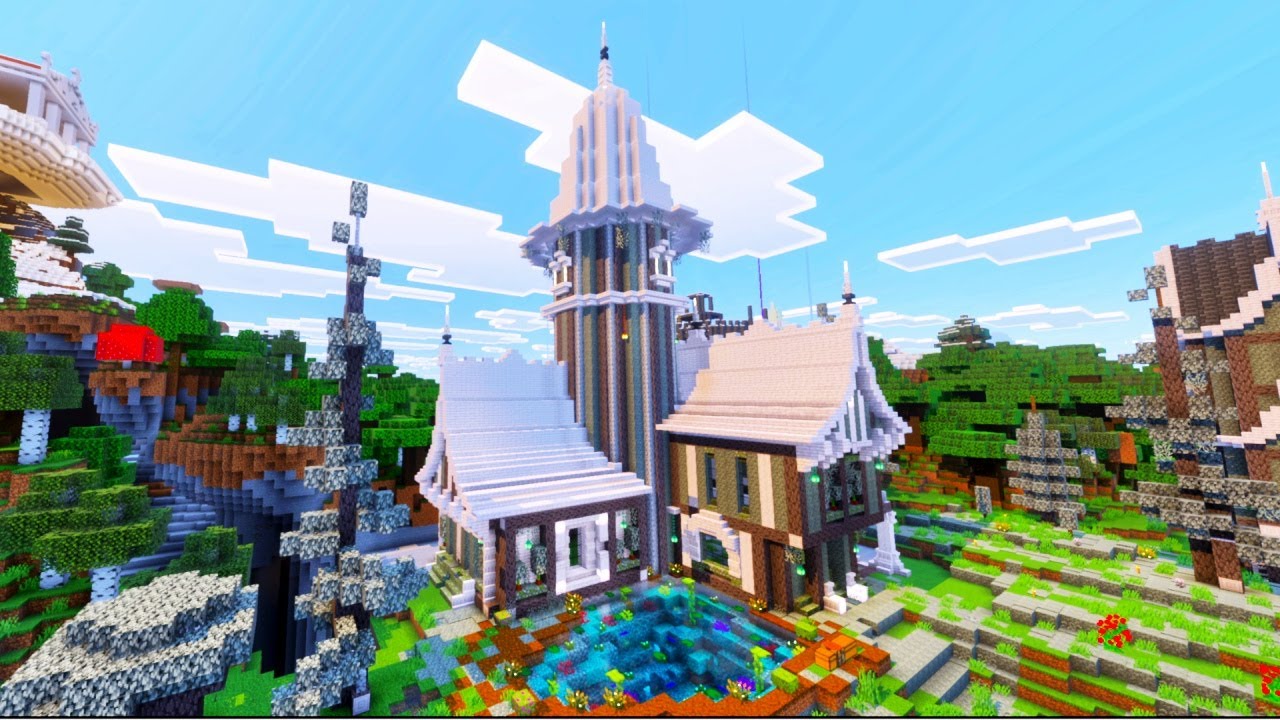 Моя хижина из бледного дуба в Minecraft Survival