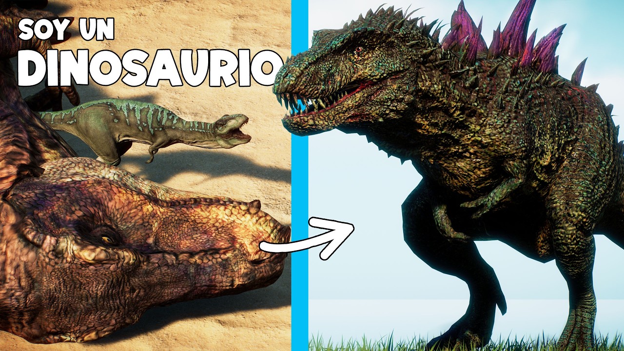 EVOLUCIONO a GODZILLA REX! LA TRISTE HISTORIA del pequeño Tiranosaurus Soy un Dinosaurio JW Evo 2