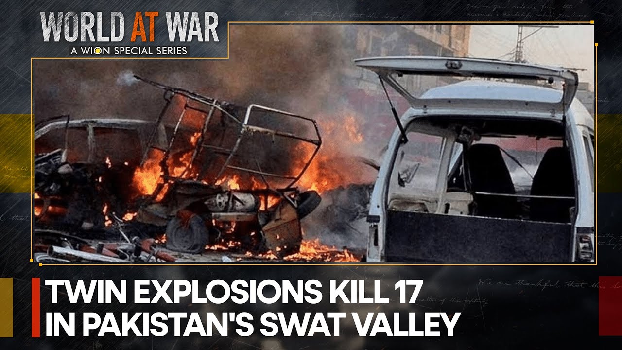 Counter terrorism department in Swat Valley blown apart in twin explosions | World At War