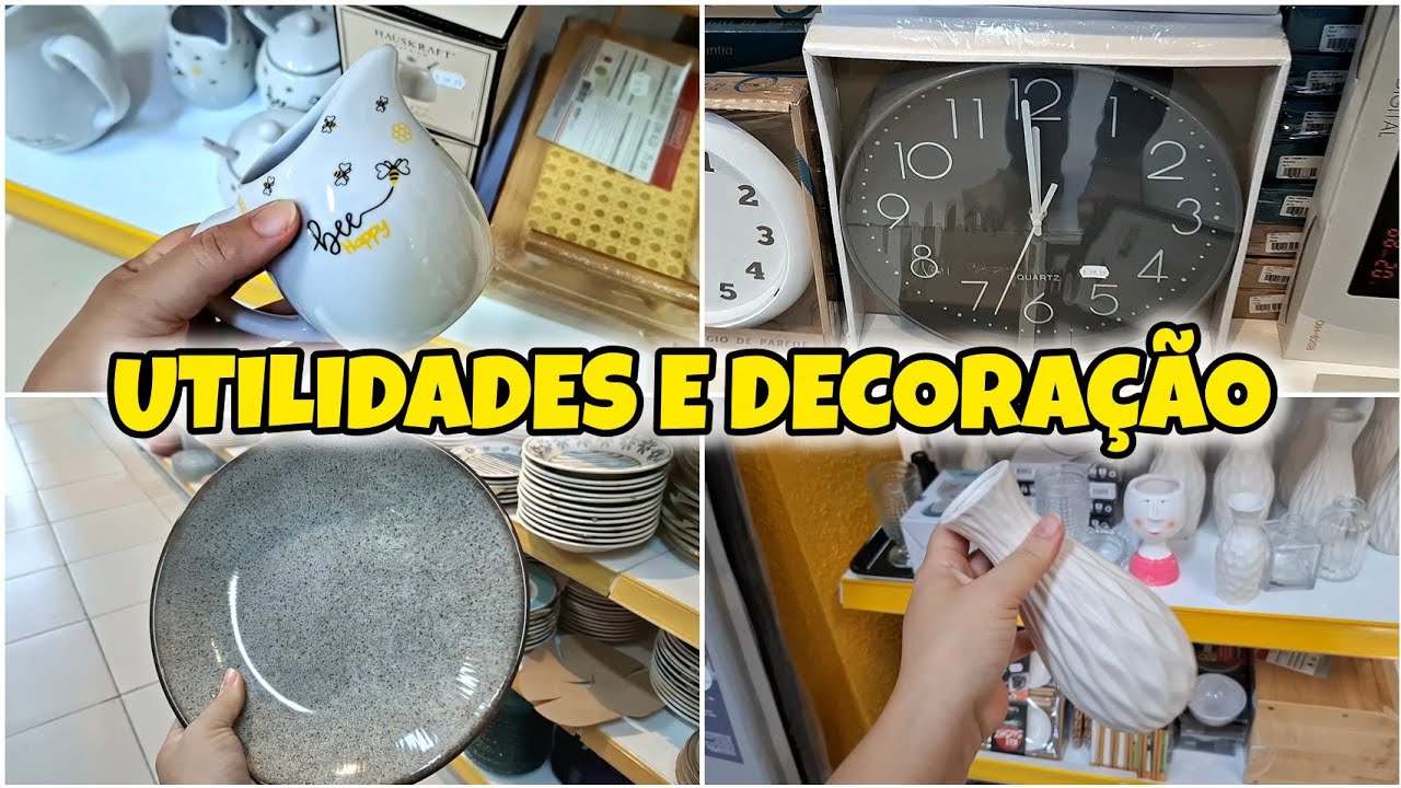TOUR LOJA DE UTILIDADES DOMÉSTICAS E DECORAÇÕES| ACHADINHOS E PROMOÇÕES 