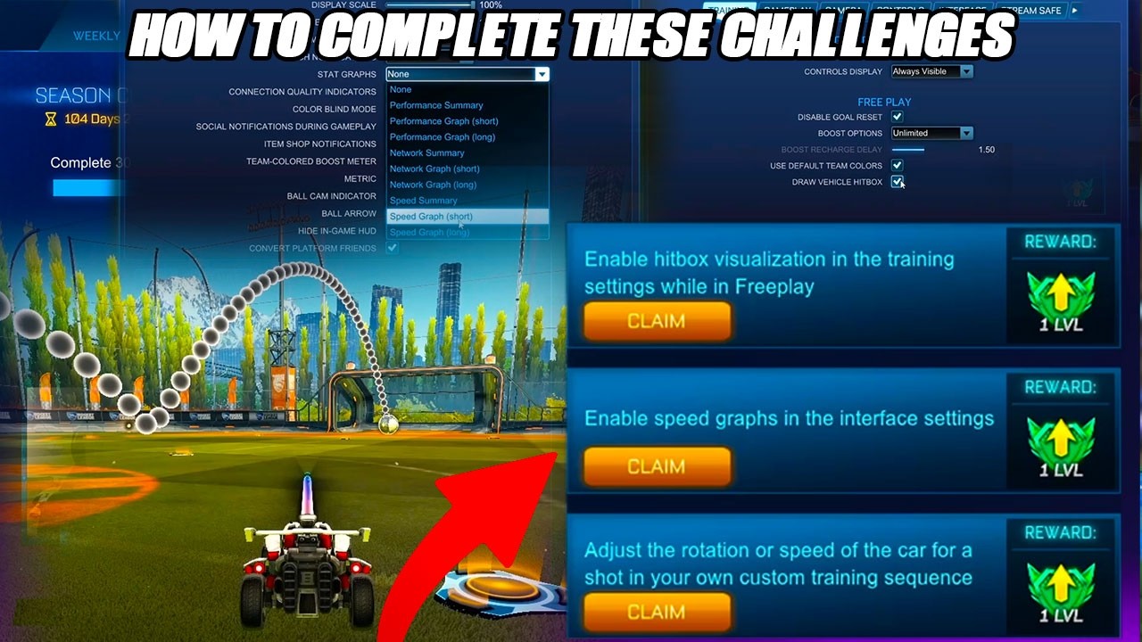 Как выполнить *НОВЫЕ* сезонные испытания 1-го этапа в Rocket League!! &mdash; Гайд по Rocket League