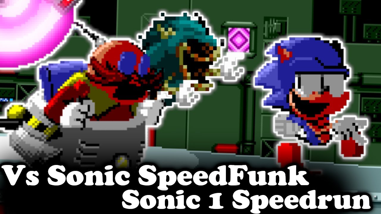 FNF | Vs Sonic SpeedFunk - Sonic 1 Speedrun | Mods/Hard/Gameplay |
