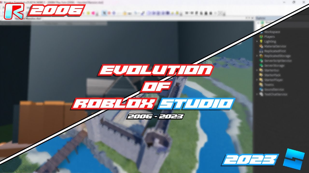 Evolution of Roblox Studio! | 2006 - 2023