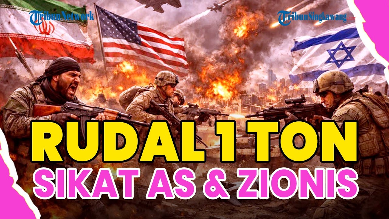 ®️🔴 UPDATE❗AS LARANG ISRAEL BOMBARDIR KILANG IRAN, RUDAL IRGC BERHULU LEDAK 1 TON SIKAT AS & ZIONIS