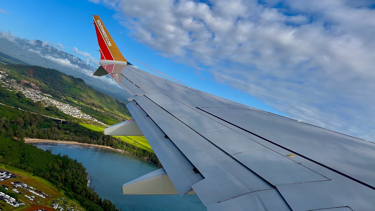 [4K] – Stunning Kauai Takeoff – Southwest Airlines – Boeing 737-8 Max – LIH – N871HK – SCS 1183