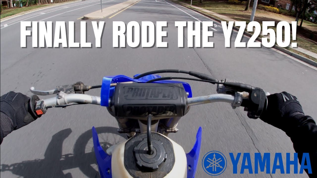 First Ride on the YZ250 Yamaha 2-Stroke Dirt Bike