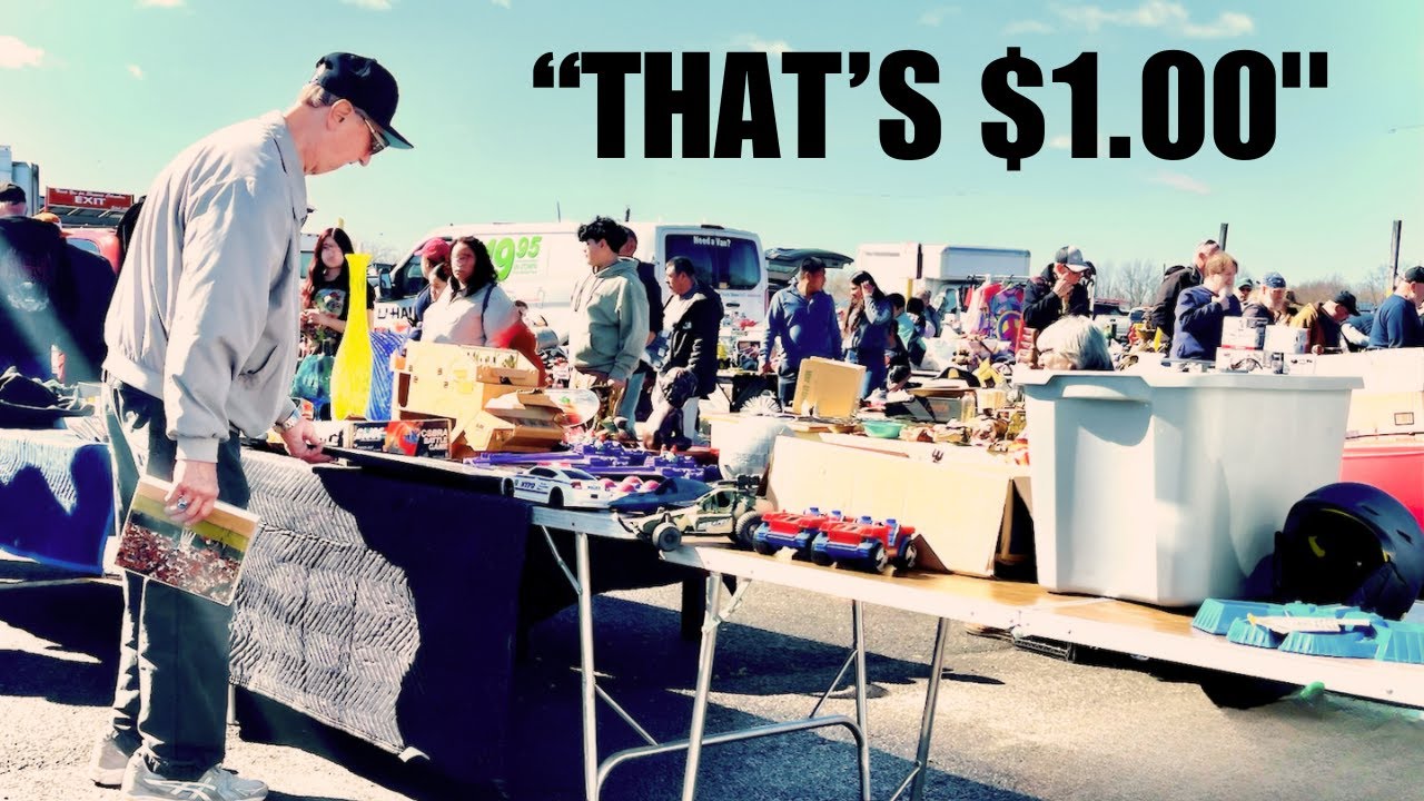 A CRAZY Day At The Flea Market!