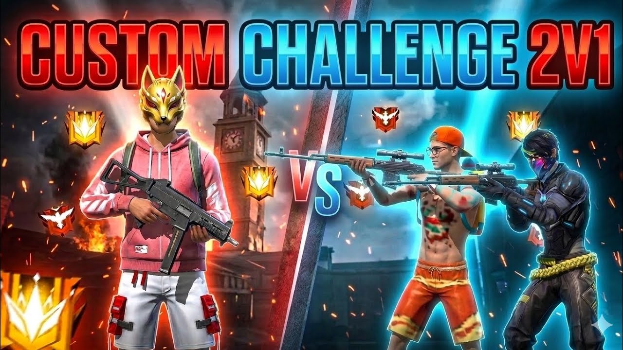 🤫Dhamake daar Custom dekho Jaldi 😱|Free Fire 