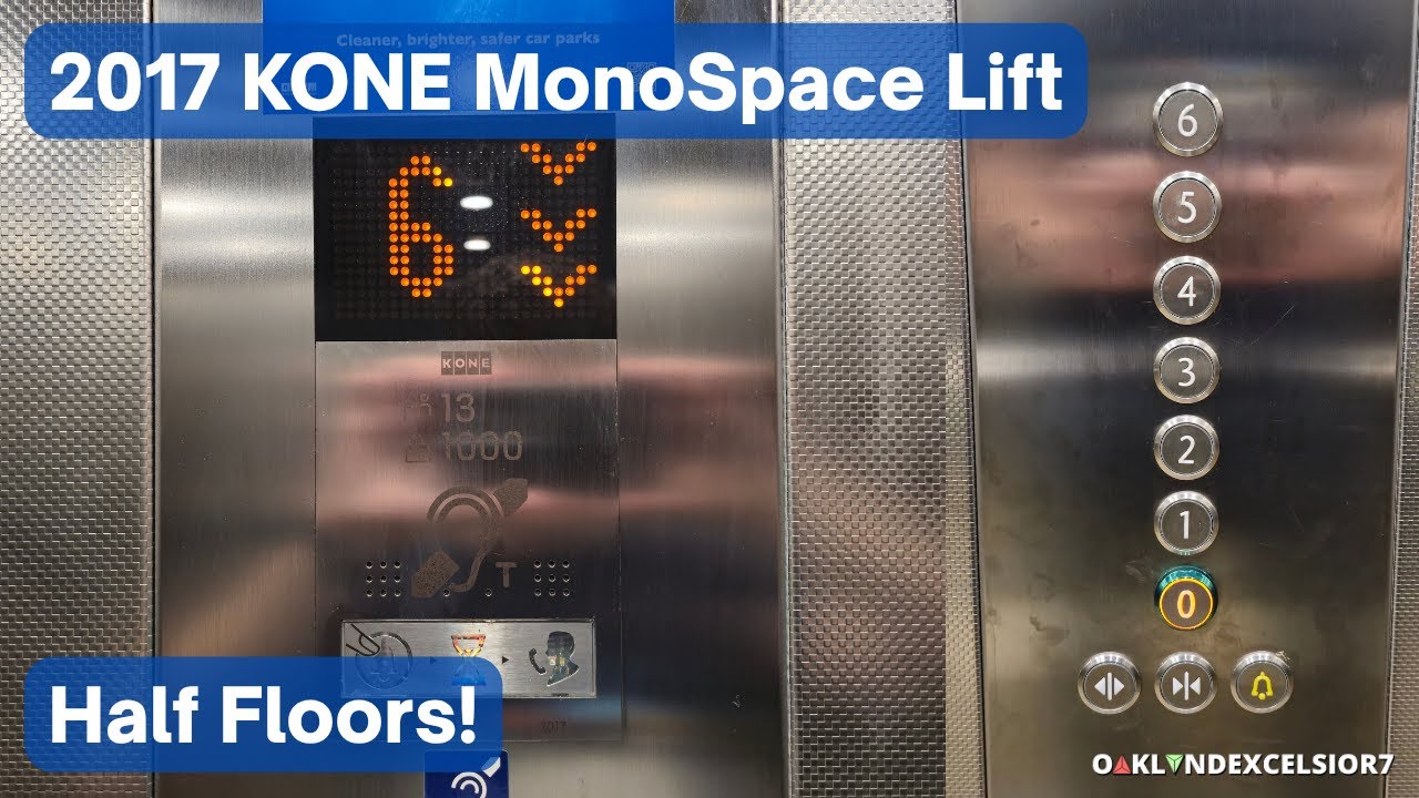 2017 KONE MonoSpace Lift at Crown Car Park in Ipswich