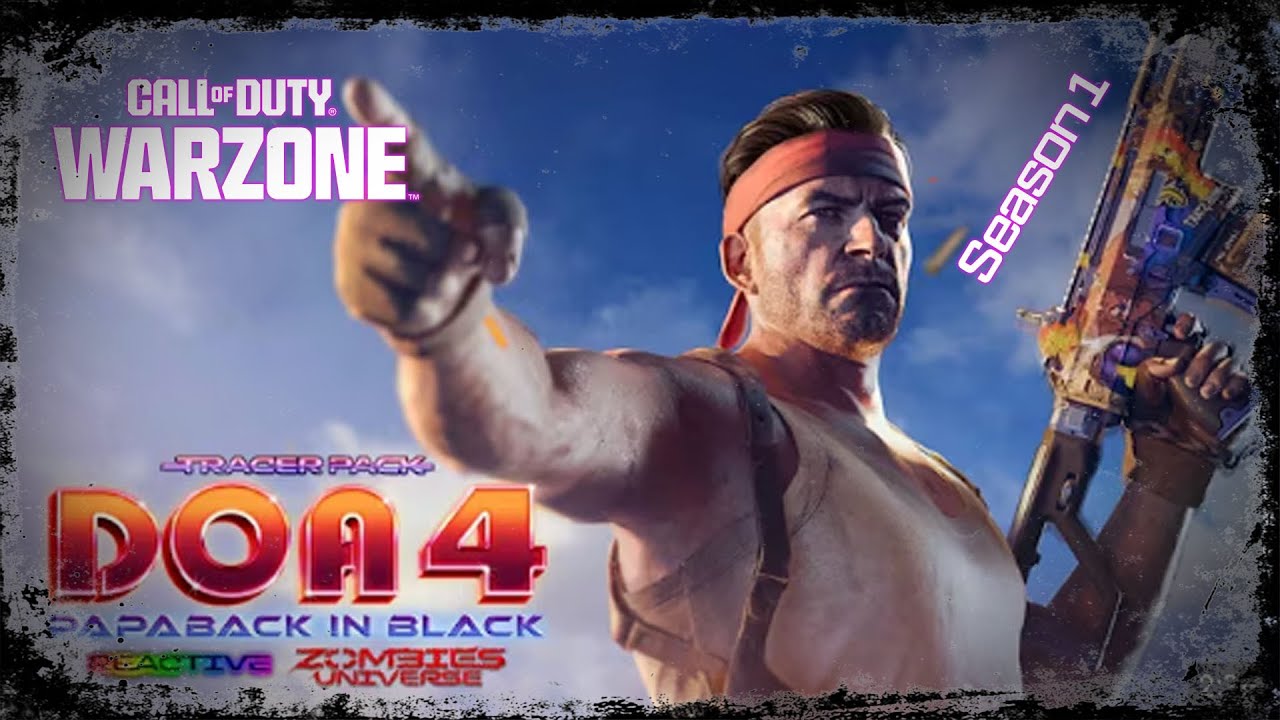 DOA4 Papaback in Black Tracer Pack