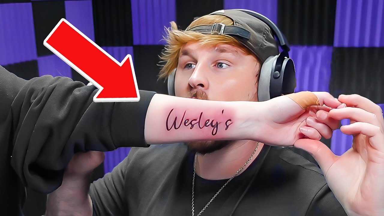 She Got My Name as a TATTOO!