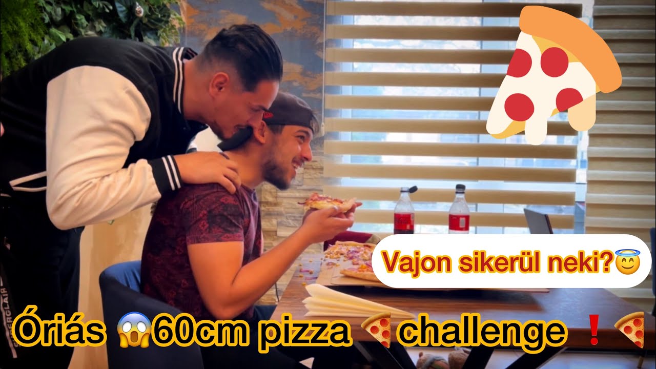 Kem&aacute;l & Gyuszi &Oacute;ri&aacute;s 😱 Pizza 🍕60-cm Challenge