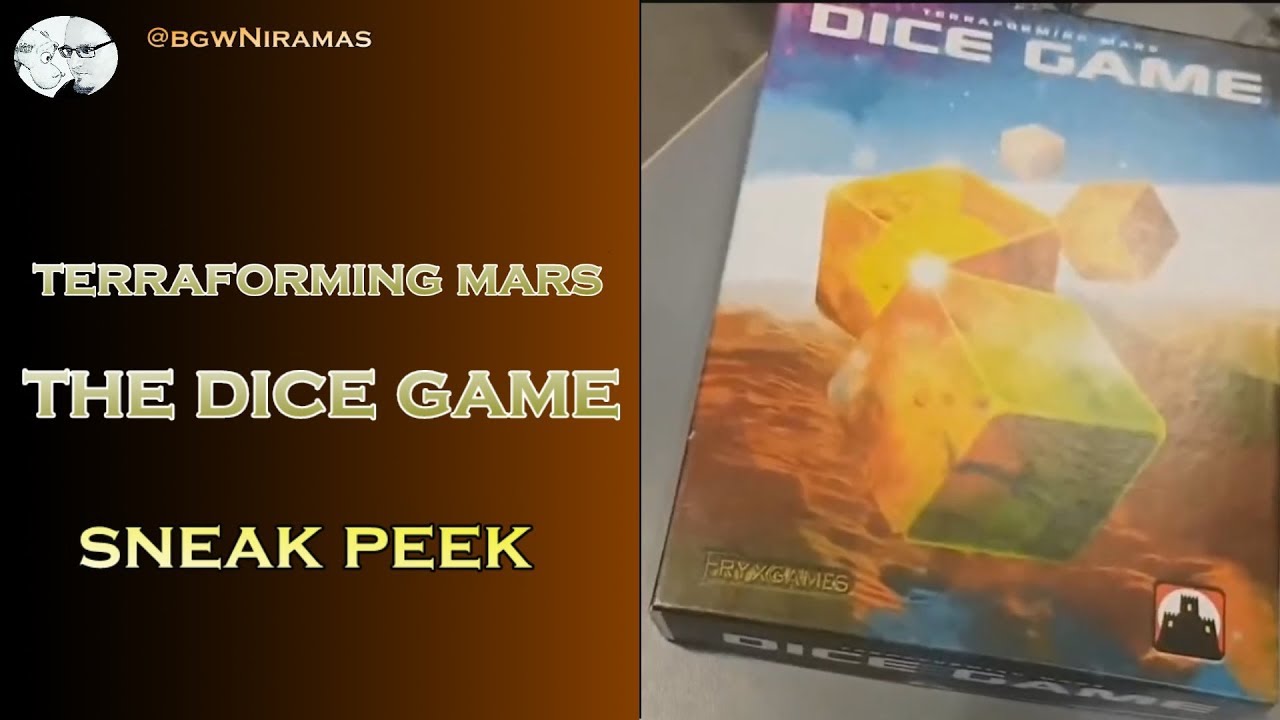 Terraforming Mars: The Dice Game - Sneak Peek with Jonathan Fryxelius