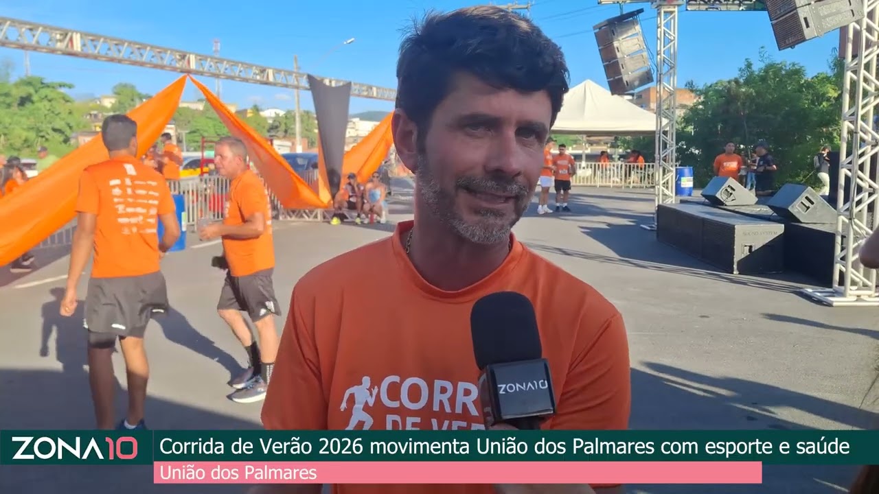 Corrida de Verão 2026 movimenta União dos Palmares com esporte e saúde