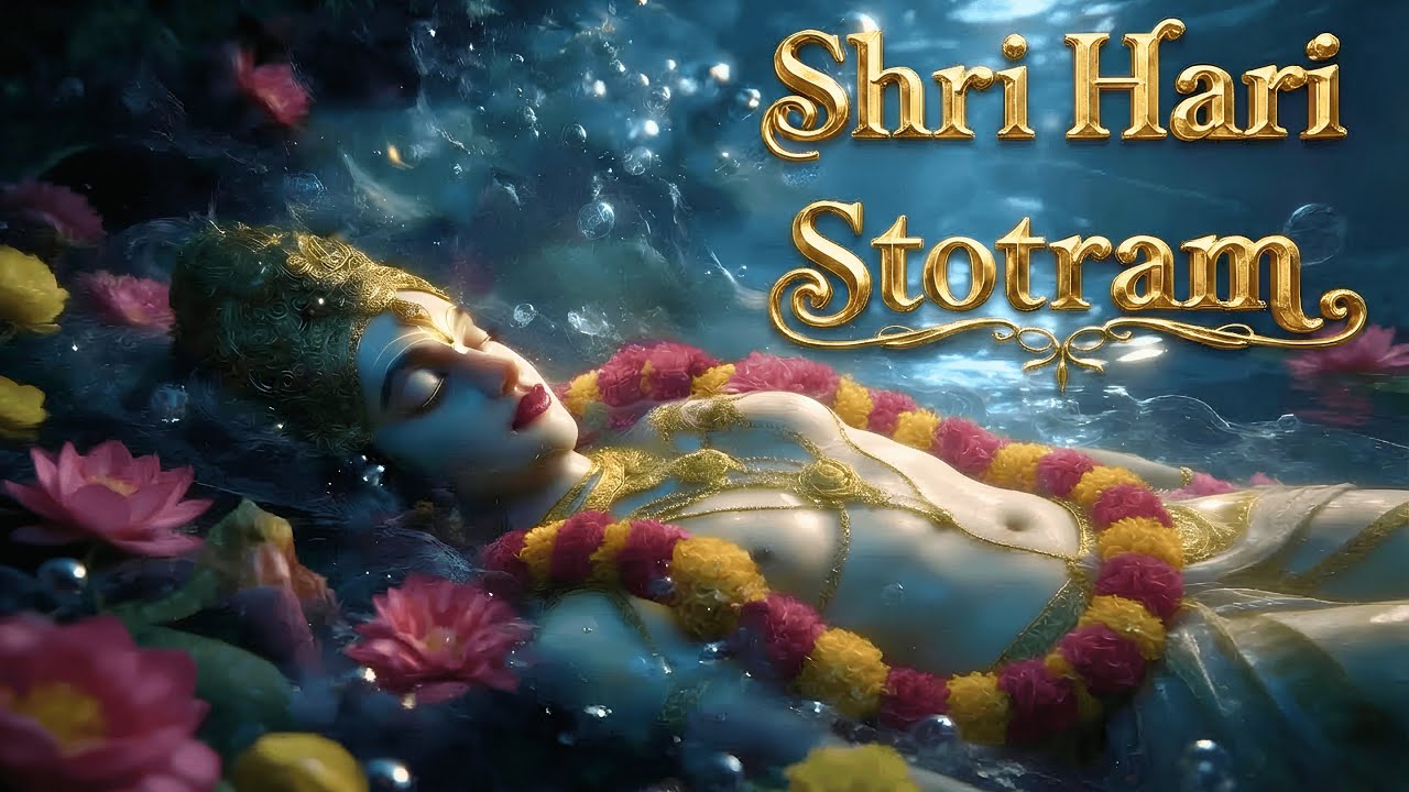 Shri Hari Stotram | मन शांत करने वाला विष्णु स्तोत्र | With Lyrics