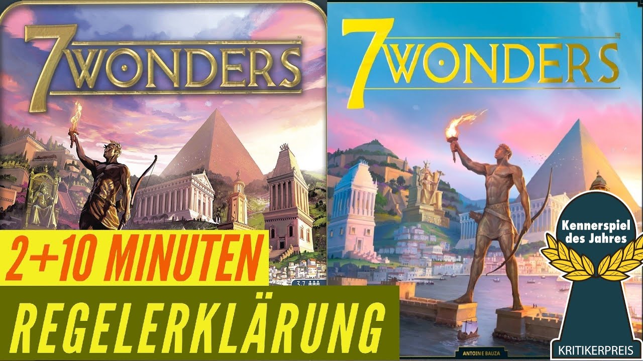 7 Wonders Regeln Anleitung Erklärung Kartenspiel Kennerspiel 2011