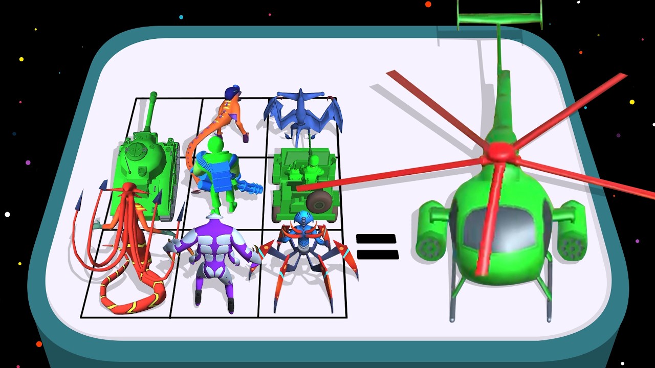 MERGE MASTER ALIEN 3D - Merge Monster Vs Army Fusion Battles, Strategy Game New Episode!