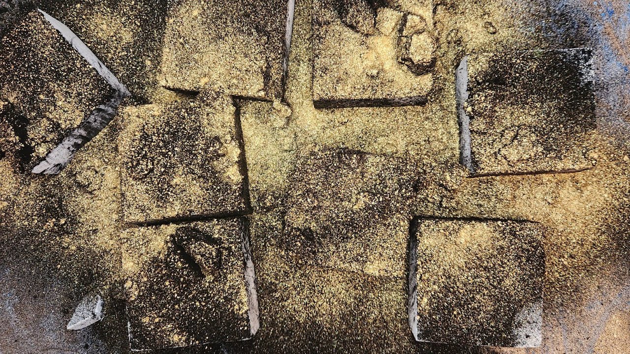 Charcoal & Gold Topped PJ Crush | ASMR