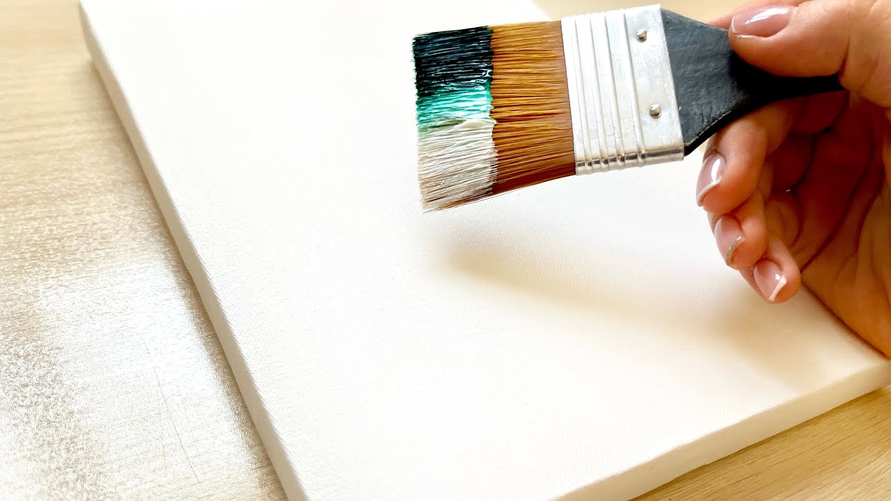 How to paint a Green forest road step by step?￼🌳