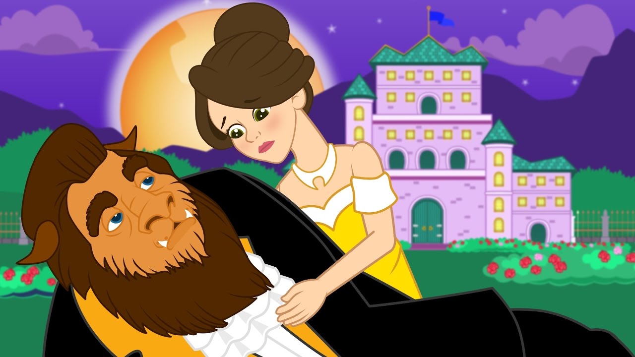 A Bela e a Fera  em Português - Historia completa - Desenho Animado