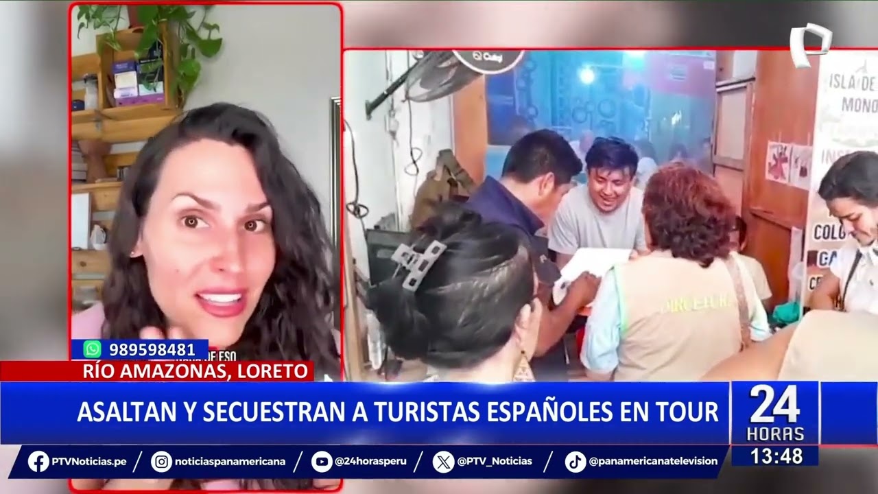 Turistas españoles son asaltados por 'piratas' cuando realizaban tour por el río Amazonas