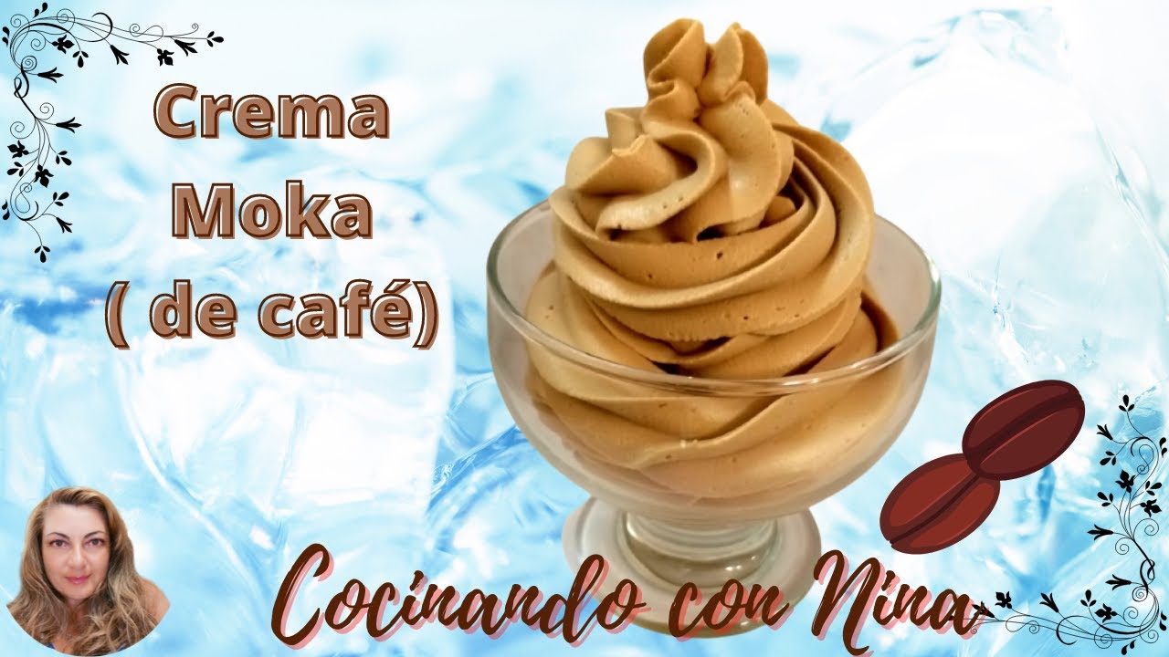 Crema Moka(de café). Receta fácil sin manteca.