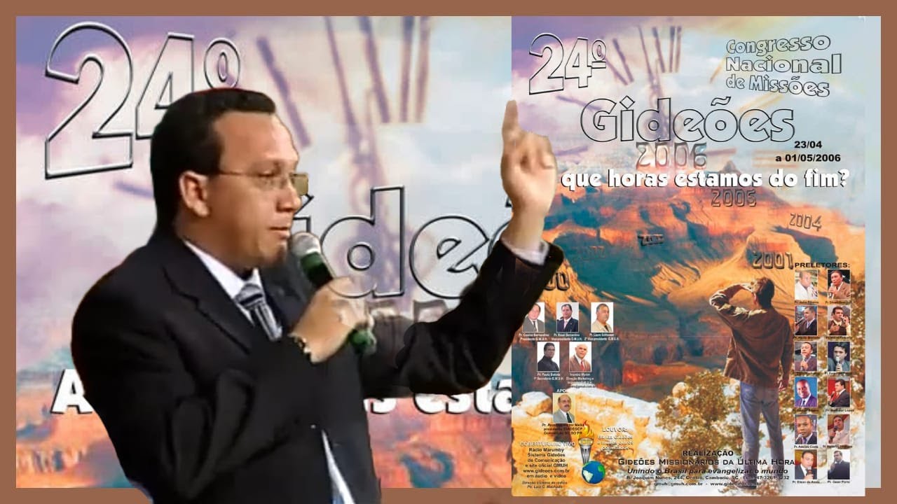 Pr. Carvalho Júnior - Os 4 Cantos Da Casa De Um Missionário I Gideões 2006