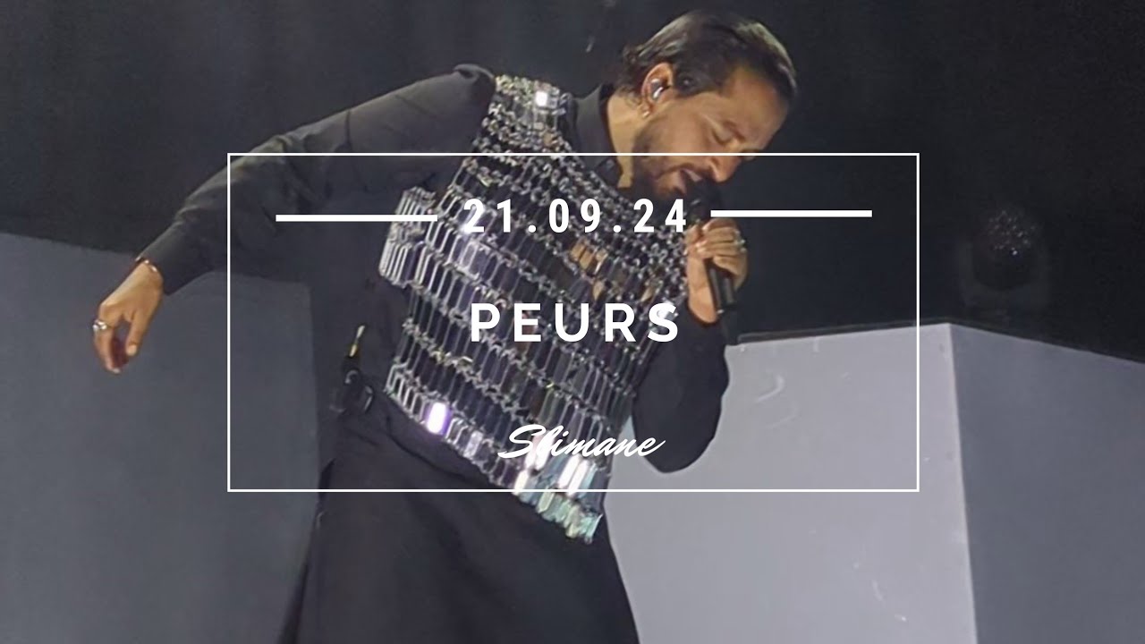 Slimane - Peurs l 21/09/2024 Lyon