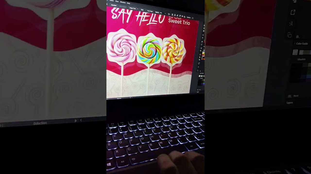 Poster Design for Candy Shop