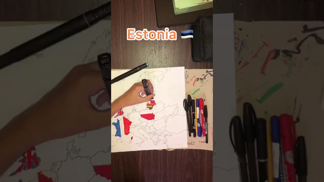 Let's color Estonia 🇪🇪 