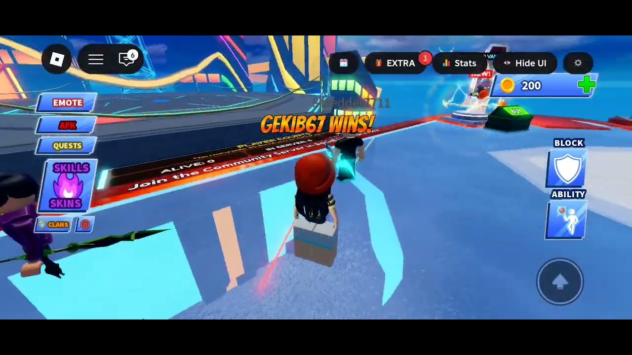 Playing blade ball!  #roblox #bladeball