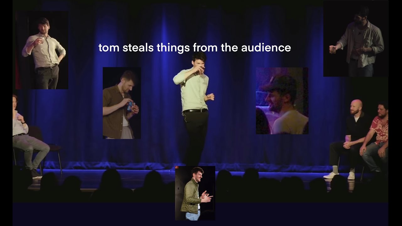 tom stealing things from the audience