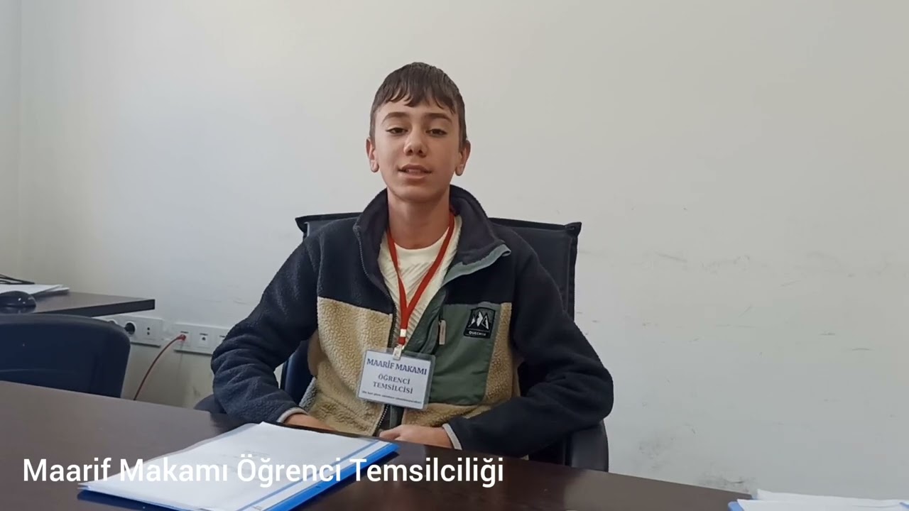 Maarif Makamı Projesi Öğrenci Temsilciliği 