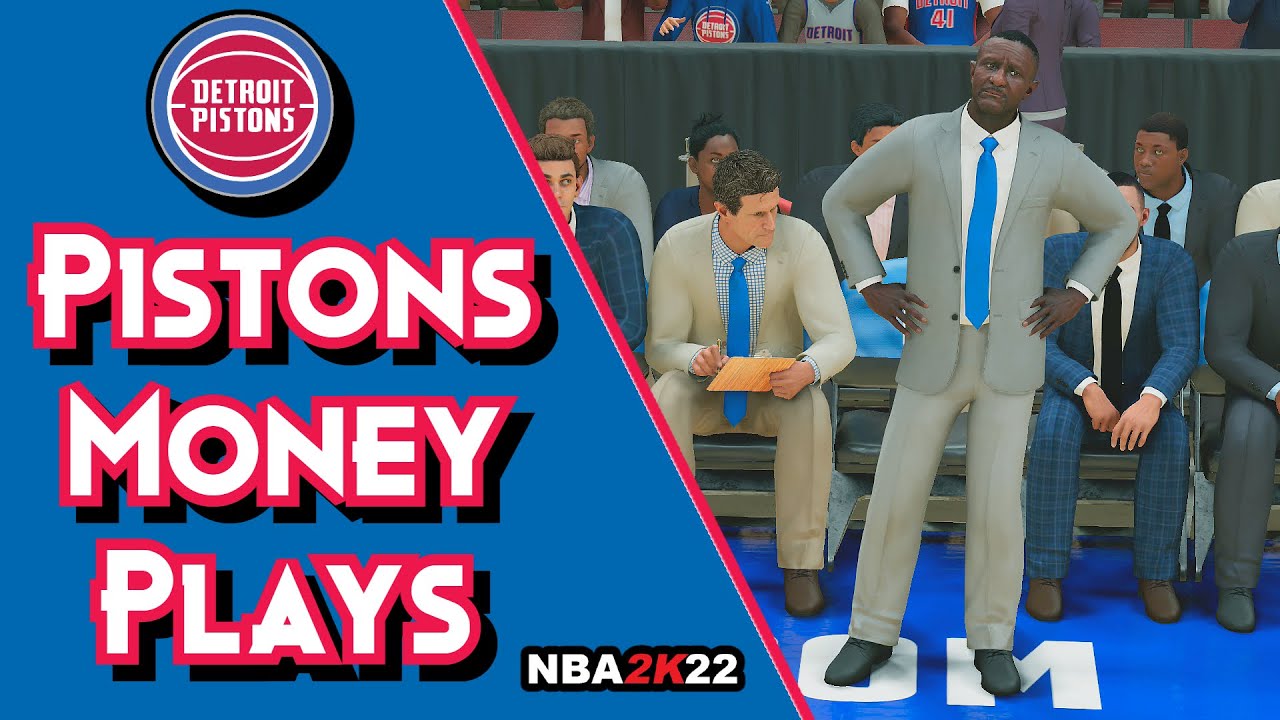 5 Pistons Money Plays In NBA 2K22 ! | Playbook Tutorial For MyTeam, MyNBA, & Play Now