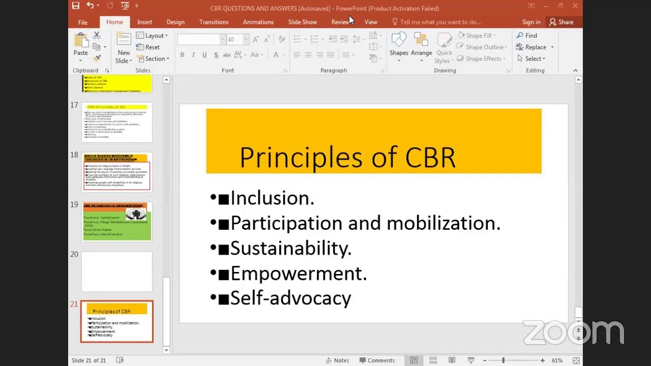 Community Based Rehabilitation-CBR